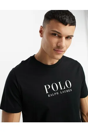 Ralph Lauren Loungewear t-shirt in with chest text logo