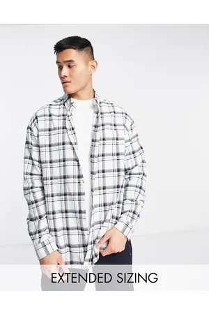 ASOS Homem Camisas Casual - 90s oversized check shirt in