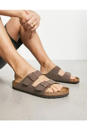 Birkenstock Homem Sandálias - Vegan Arizona sandals in mocha