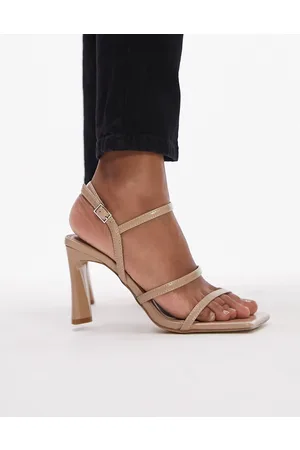 Topshop Mulher Sapatos de Salto Alto - Salone two part block heel sandal in