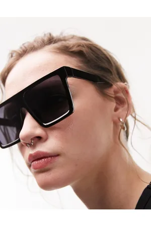 Topshop Mulher Óculos de sol quadrados - Square flatbrow sunglasses in