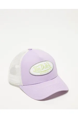 Von Dutch Chapéus - Boston trucker cap in lilac and green