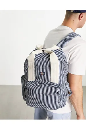 Dickies Homem Mochilas - Lisbon backpack in hickory stripe blue