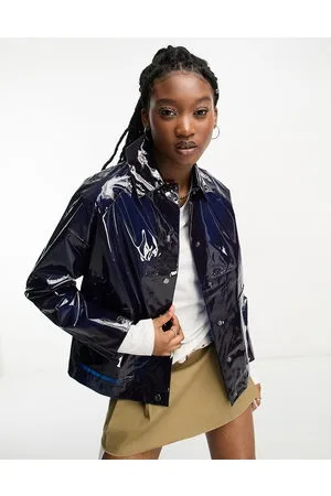 Noisy May Transparent waterproof raincoat co-ord in