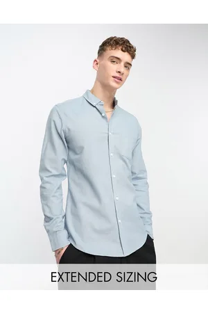 ASOS Homem Camisas Slim Fit - Slim fit oxford shirt in dusty