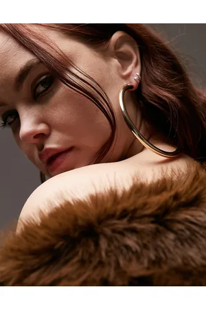 Topshop Mulher Brincos grandes - Large tube hoops in