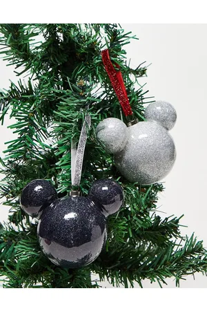 Widdop Coleção de Roupa Disney - Disney Christmas black and silver bauble set