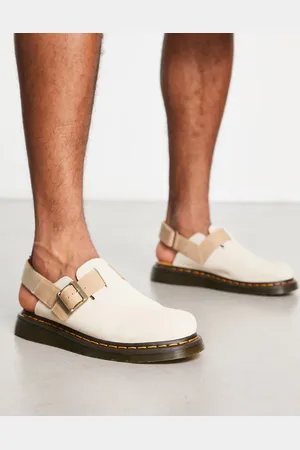 Dr. Martens Jorge II Clogs in parchment beige suede