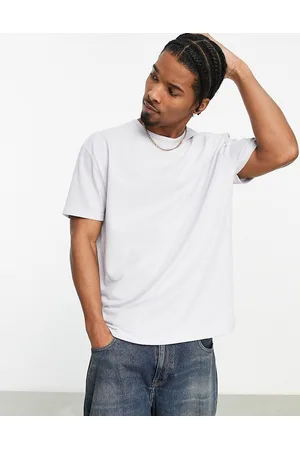 ASOS Homem T-shirts & Manga Curta - Relaxed textured t-shirt in washed