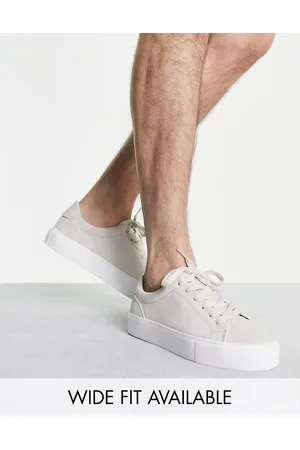 ASOS Homem Lace up trainers in faux leather