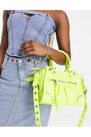 Steve Madden Mulher Tote - Bcelia tote bag with cross body strap in neon