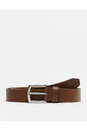 Only & Sons Leather belt in tan
