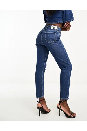 Calvin Klein Mom jeans in dark wash