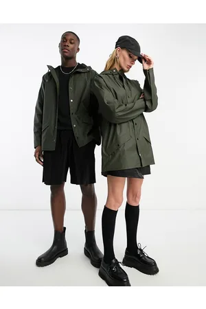 Rains 12010 unisex waterproof short jacket in