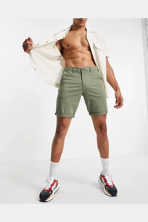 JACK & JONES Slim chino shorts in khaki
