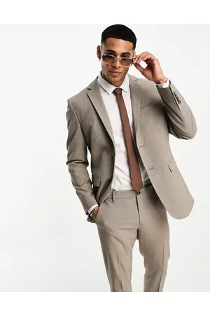 SELECTED Slim fit suit jacket in houndstooth