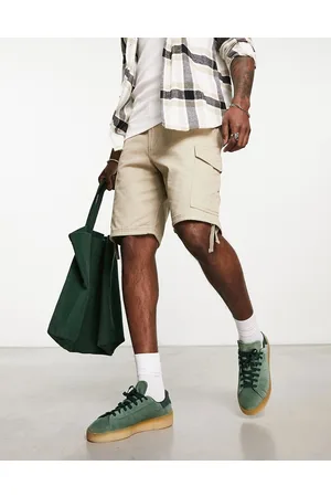 JACK & JONES Intelligence drawstring cargo short in beige