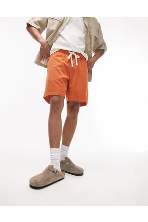 Topman Relaxed cord shorts in