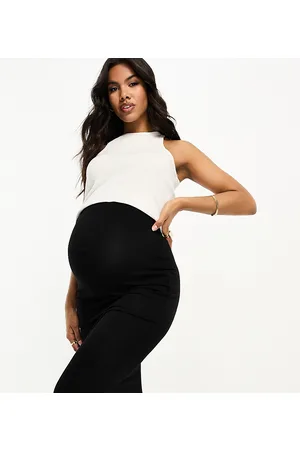 ASOS ASOS DESIGN Maternity jersey midi pencil skirt in