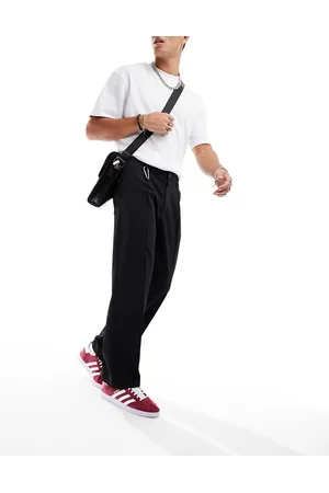 Pull&Bear Wide leg tailored trouser in