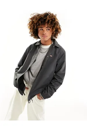 Dickies Oakport coach jacket in charcoal