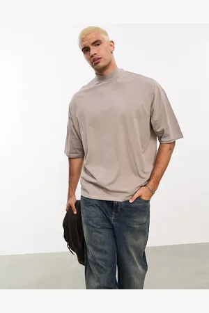 ASOS Oversized T-shirt With Side Split in White for Men