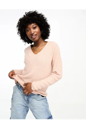 VERO MODA Lightweight v neck knitted jumper in