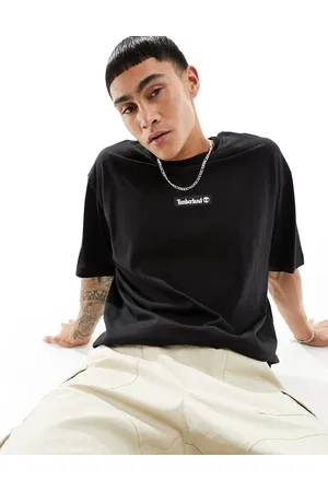 Timberland Oversized t-shirt with central logo in