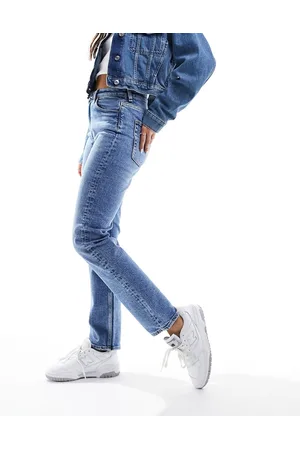  Other Stories Sleek cotton blend straight leg jeans in magic