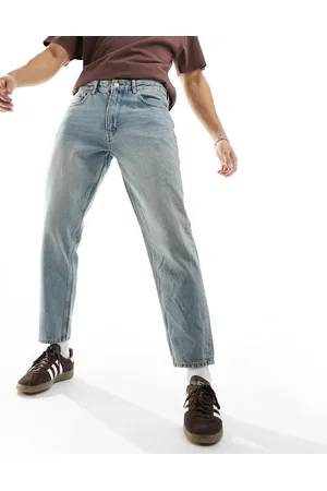 Pull&Bear Standard fit jeans in washed blue