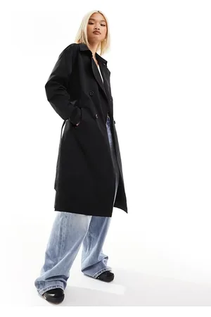 Noisy May Longline trench coat in