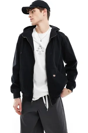 Dickies Duck canvas unlined hooded jacket in washed