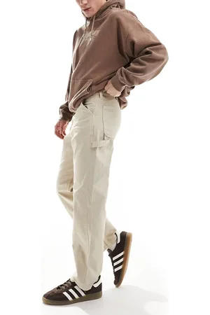 JACK & JONES Loose fit carpenter trousers in beige