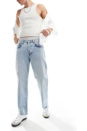 SELECTED Loose fit jeans in light wash