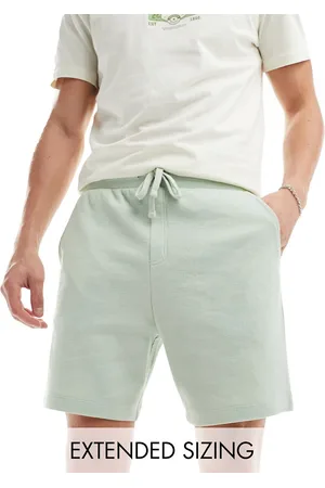 ASOS Slim waffle shorts in light