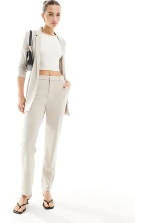 JDY Straight leg trousers in stone