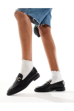 River Island Chain snaffle loafer in