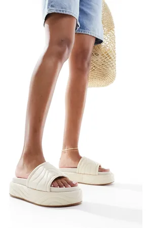 Public Desire Mylo flatform slider in stone