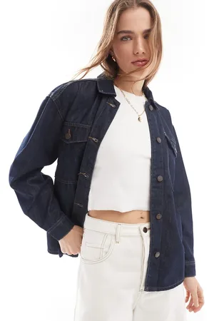 JDY Denim jacket in dark wash