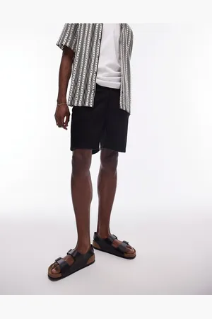 Topman Straight leg denim short in