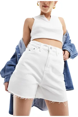 Tommy Hilfiger Ultra high denim mom shorts in wash