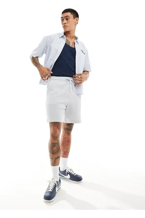 ASOS Slim waffle shorts in light
