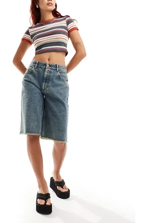 Reclaimed Denim jort in wash
