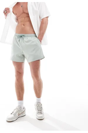 Abercrombie & Fitch 5inch pull on swim shorts in light