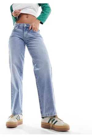 Cotton On Cotton On low rise straight leg jeans in bleach wash denim