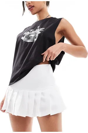 COLLUSION Ultimate tailored pleated mini skort in