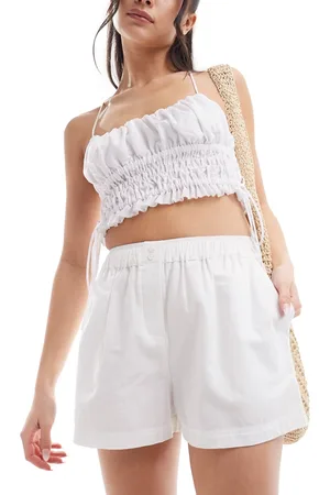 COLLUSION Beach woven boxer short in
