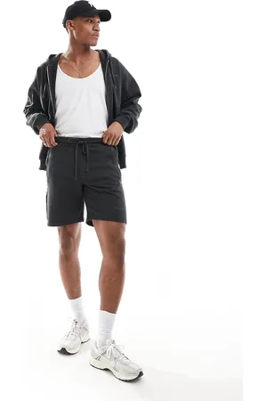 The Couture Club Co-ord raw seam jersey shorts in charcoal