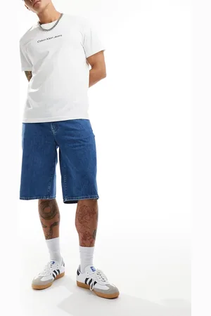 Calvin Klein Denim jorts in mid wash