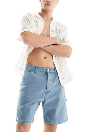 JACK & JONES Baggy carpenter fit denim short in